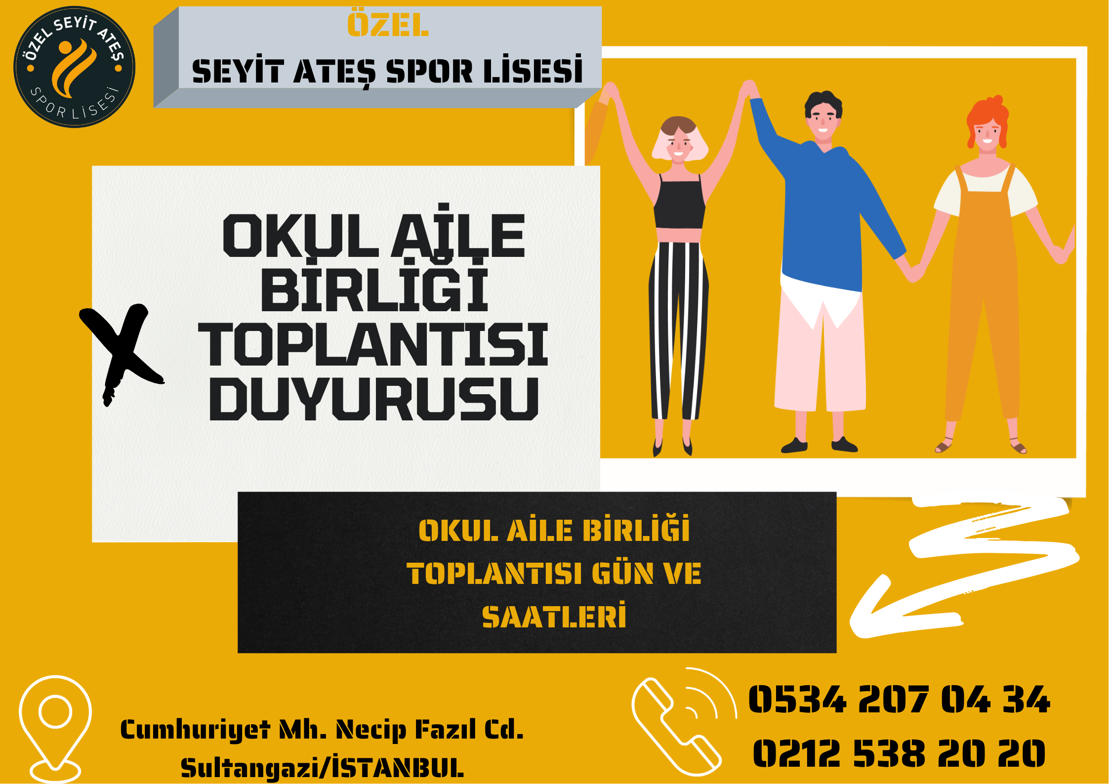 OKUL AİLE BİRLİĞİ TOPLANTI DUYURUSU